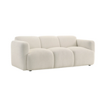 Low-Profile Beige Lounge Sofa