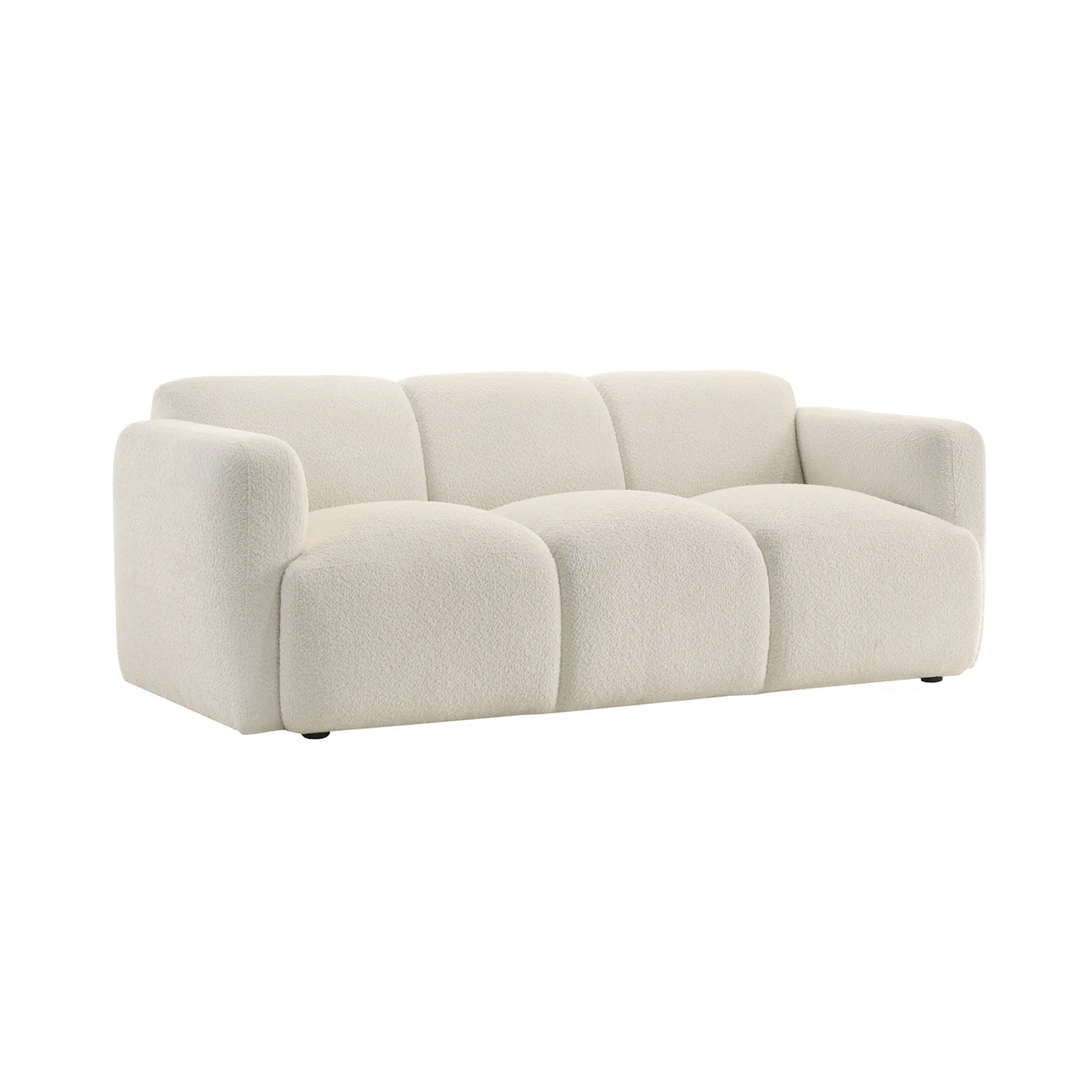 Low-Profile Beige Lounge Sofa