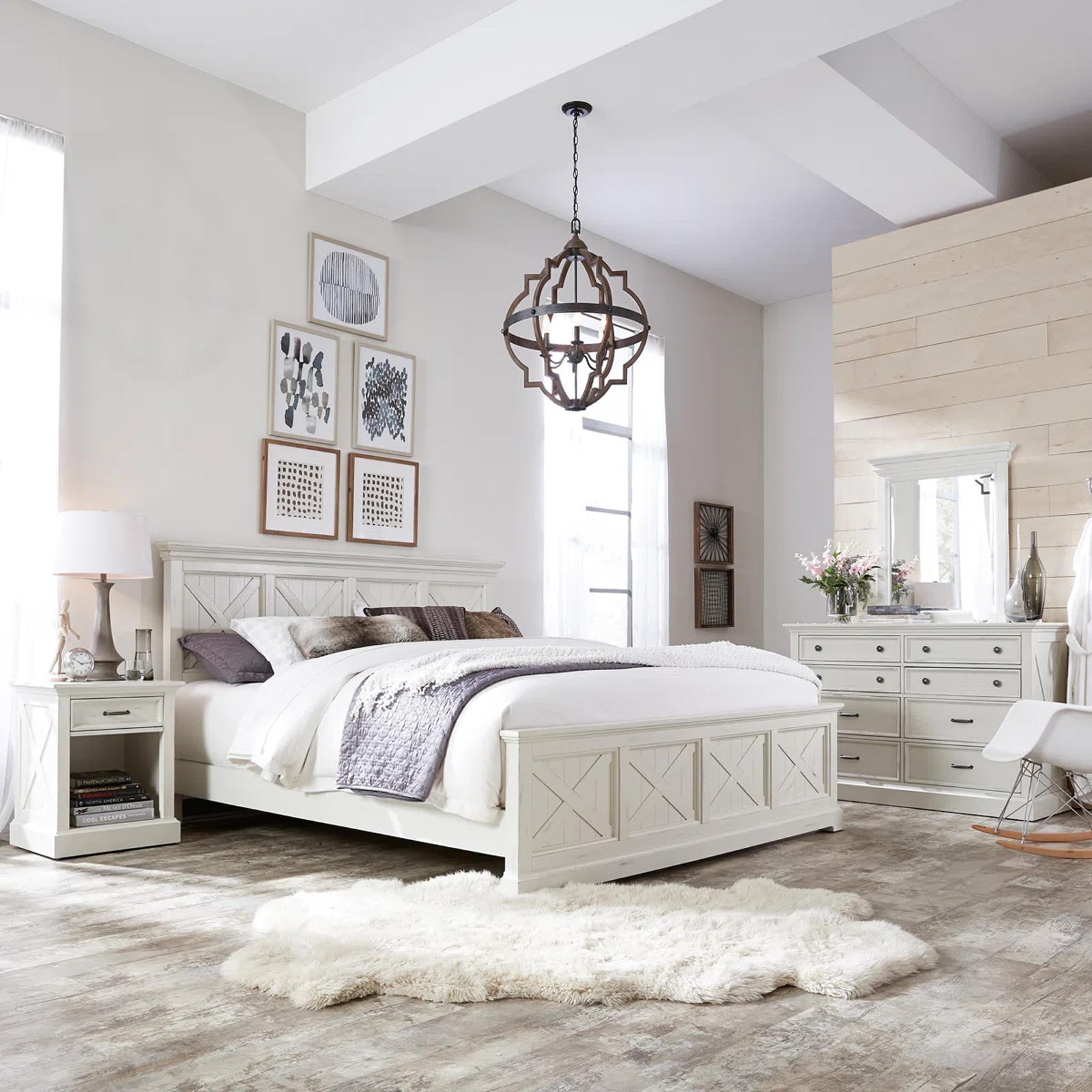 Seaside Premium King Bed Set with Storage