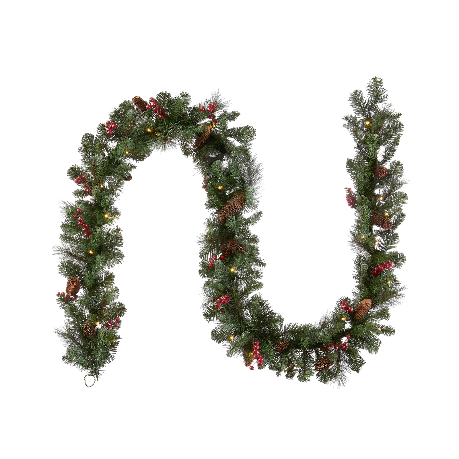 Mixed Greenery Christmas Swag Set (Pack of 3)