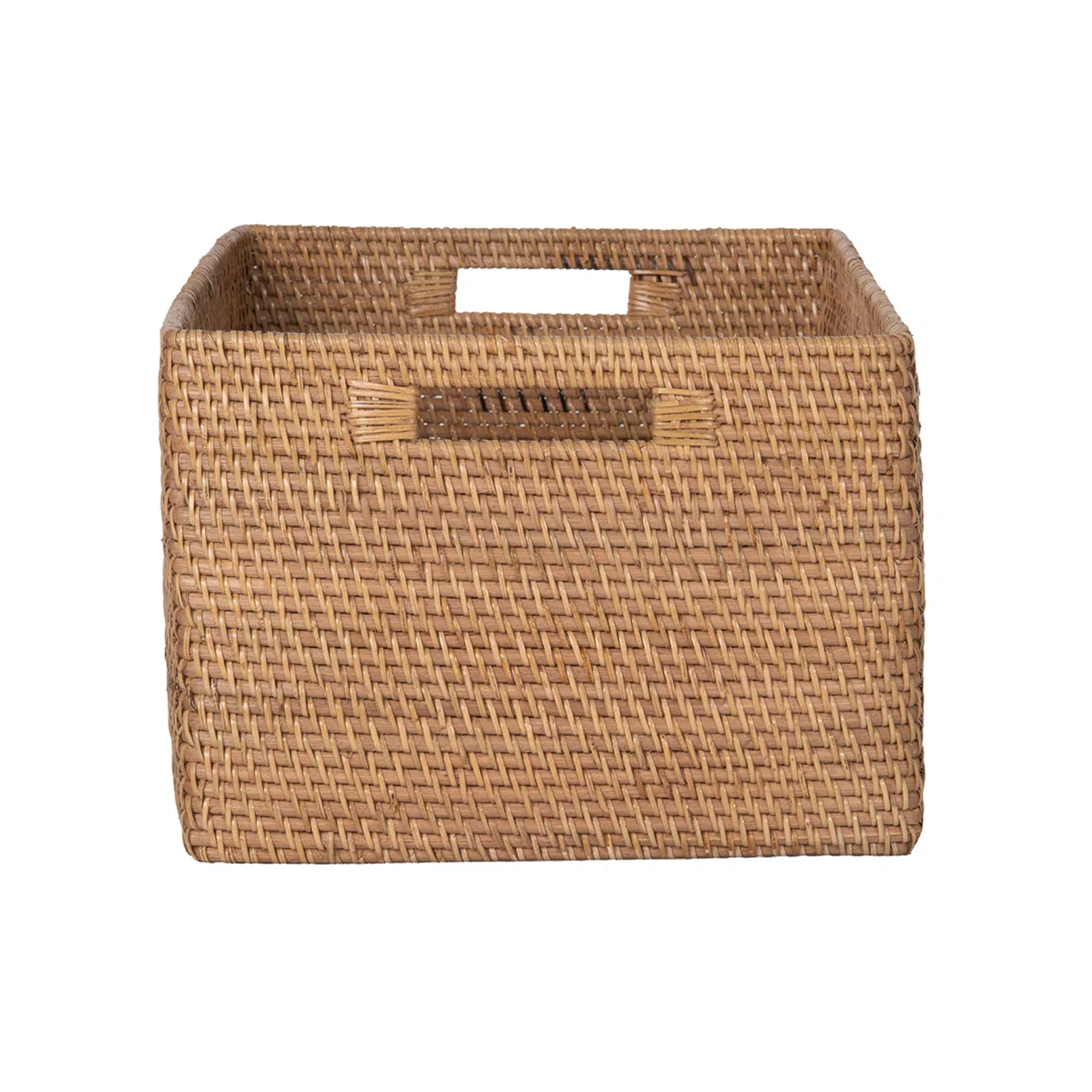 Woven Rectangular Storage Basket