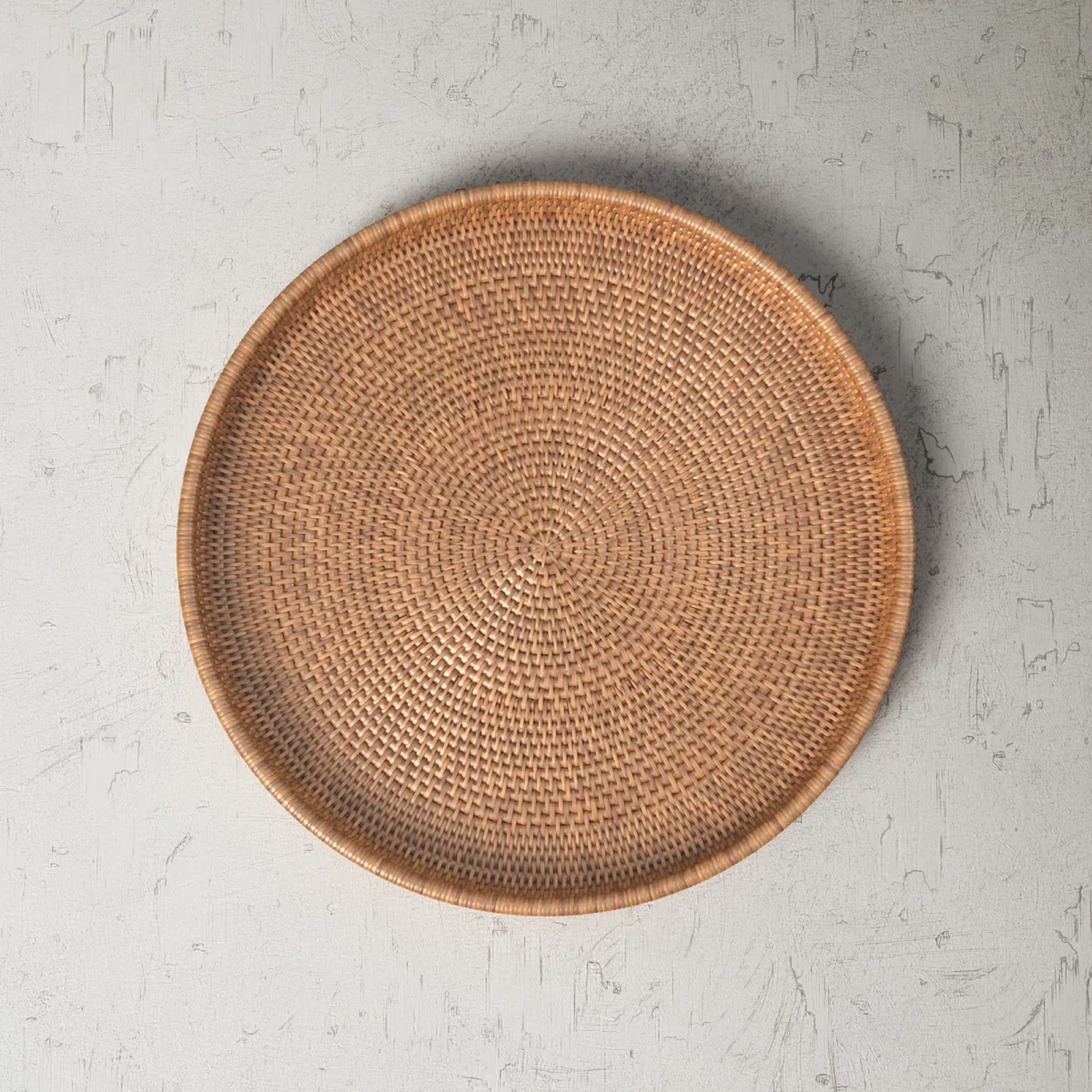 Open-Handle Woven Storage Basket