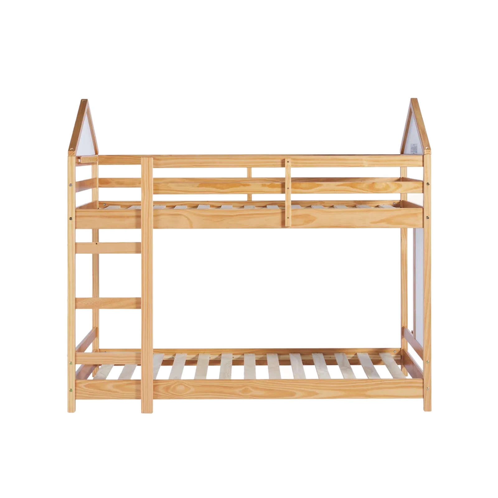 Yellow Wooden Bunk Bed