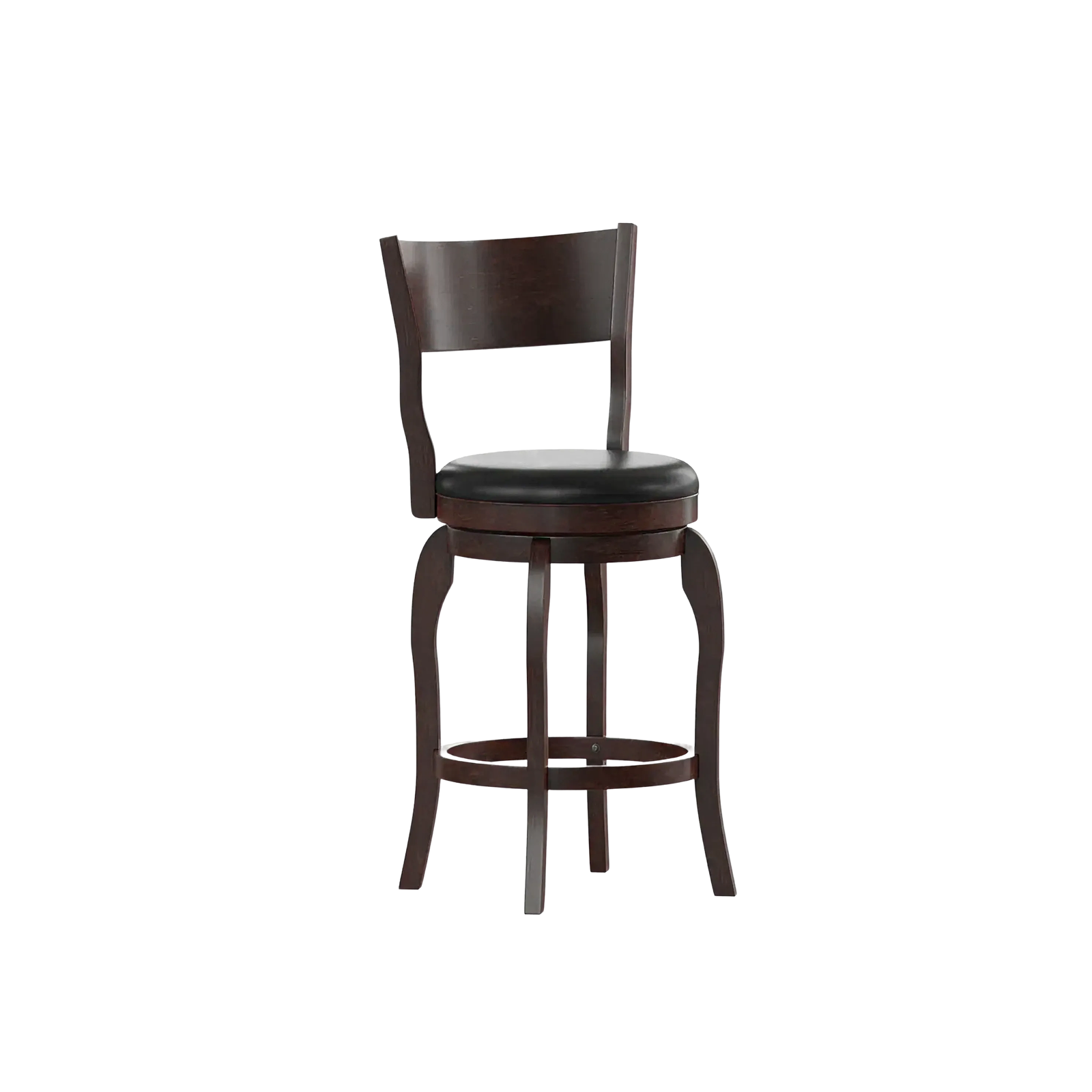 Black Open Back Dining Stool