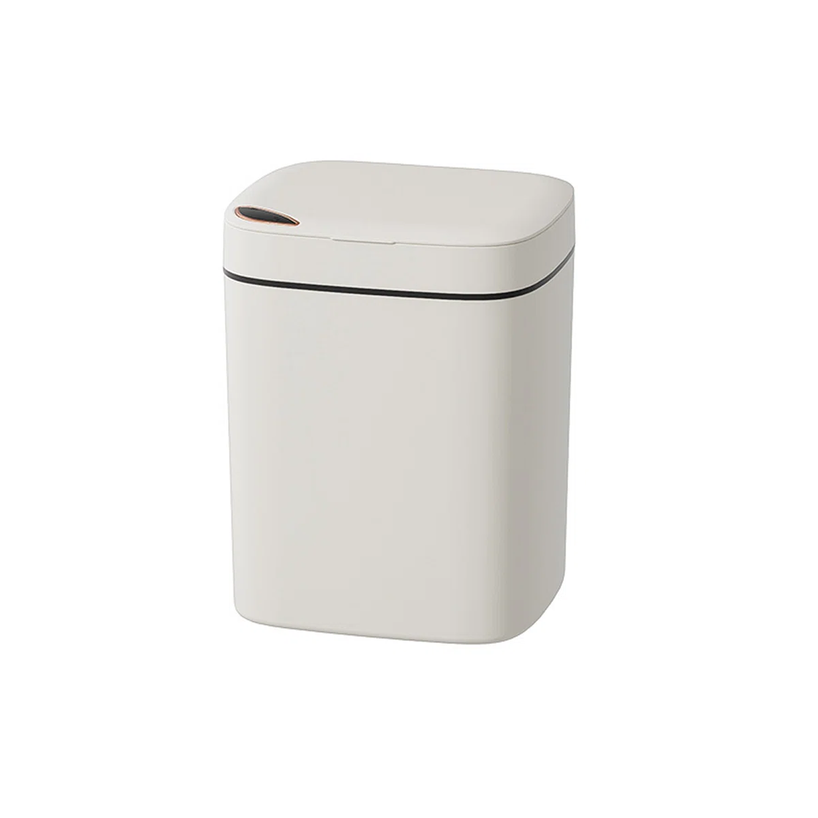 Slim Pedal Trash Bin – White