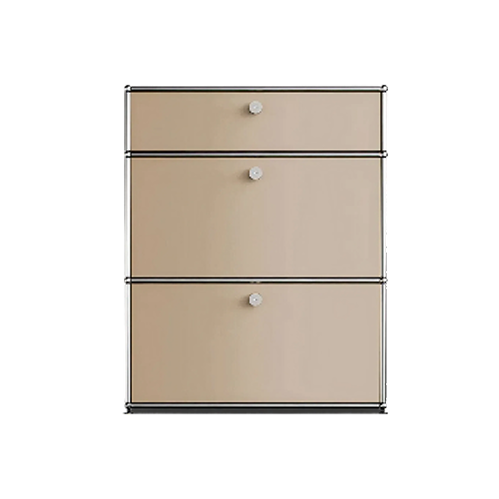 Roze Beige Office Storage Cabinet