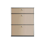 Roze Beige Office Storage Cabinet