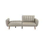 Beige Minimalist Folding Sofa Bed