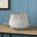 Textured Concrete Decorative Planter