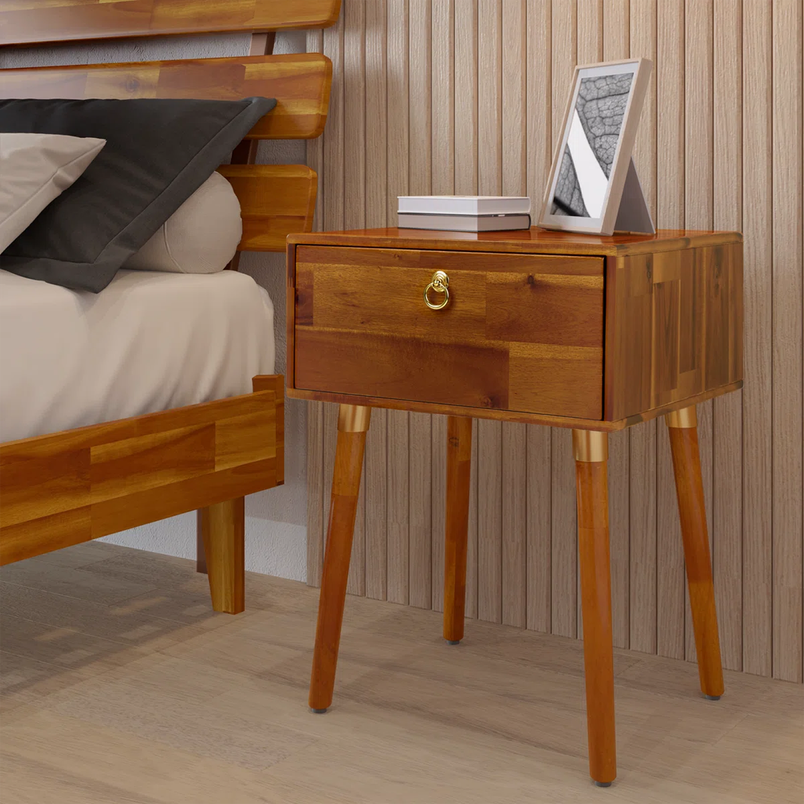 Babais Nightstand with Drawer