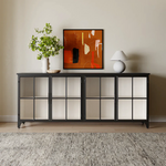Vast Black 4-door Sideboard