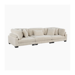 Contemporary Off-White 3-Seater Sofa
