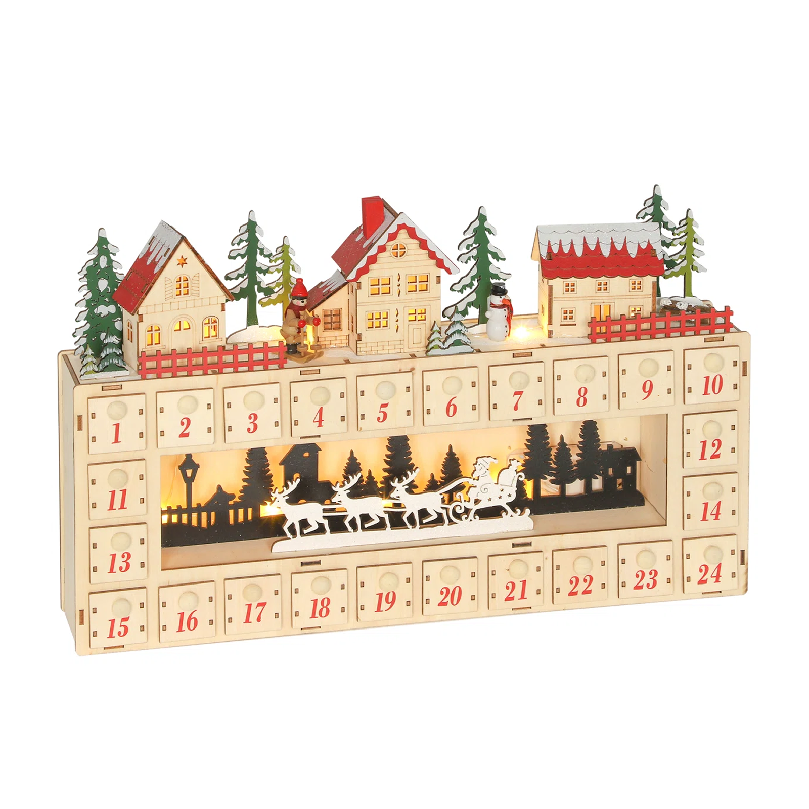 Christmas Santa & Reindeer Advent Calendar