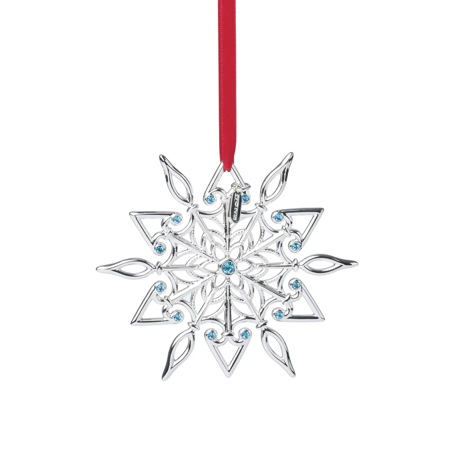 Grand Crystal Jeweled Snowflake Ornament