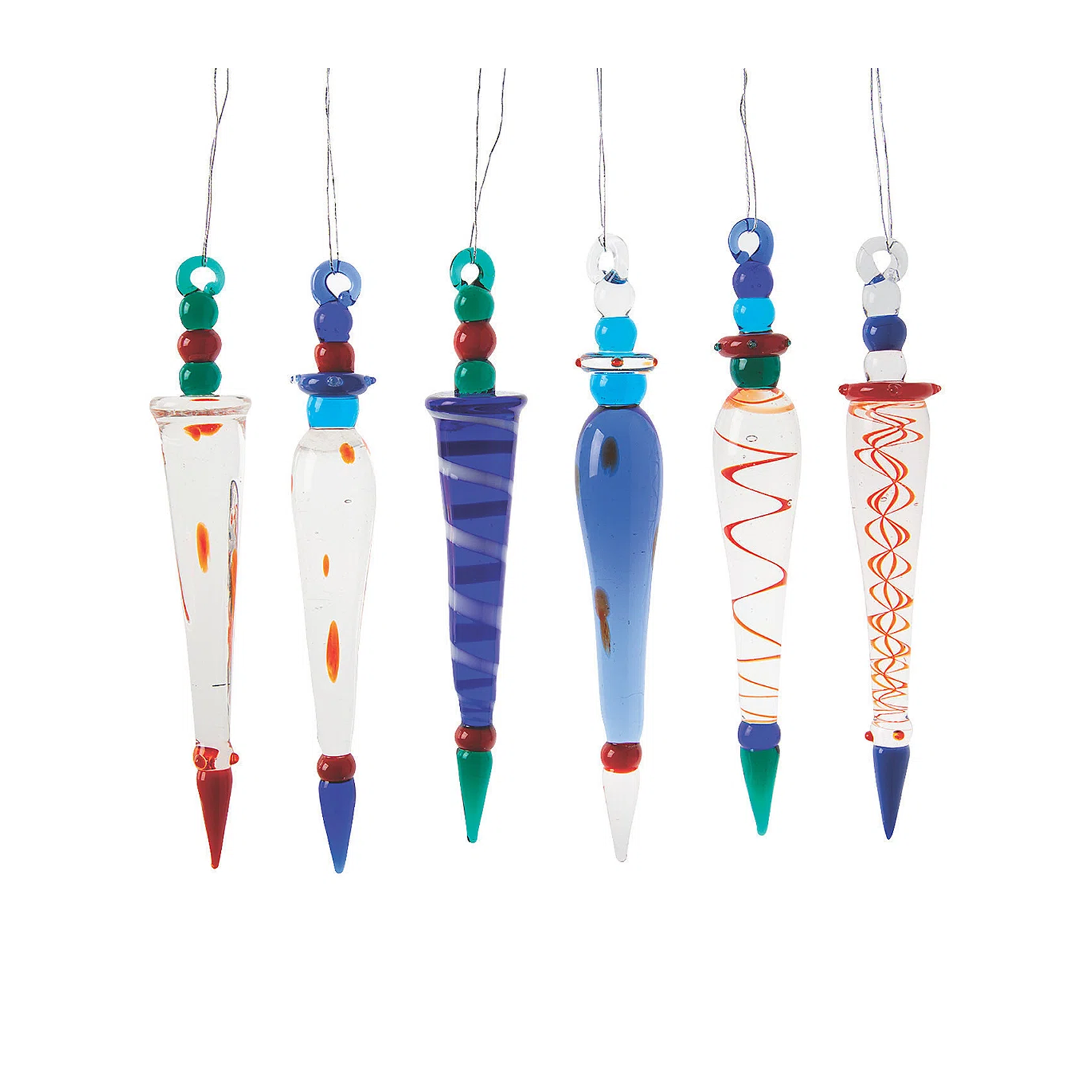 Hand-Painted Vintage Pastel Icicles