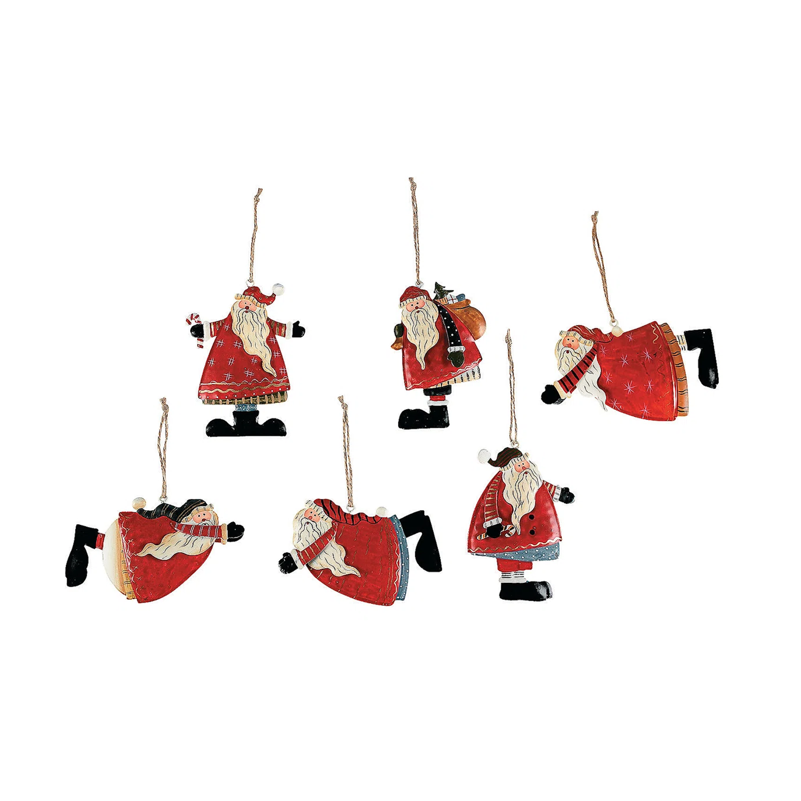 Santa's Winter Sports Ornament Collection