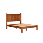 Solid Wood Bed Frame with Headboard