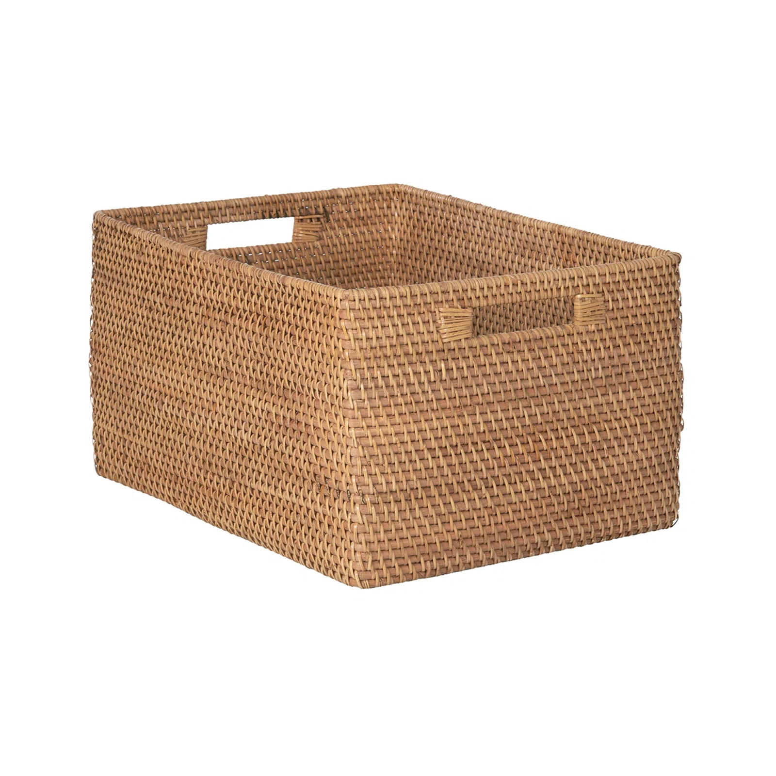 Woven Rectangular Storage Basket