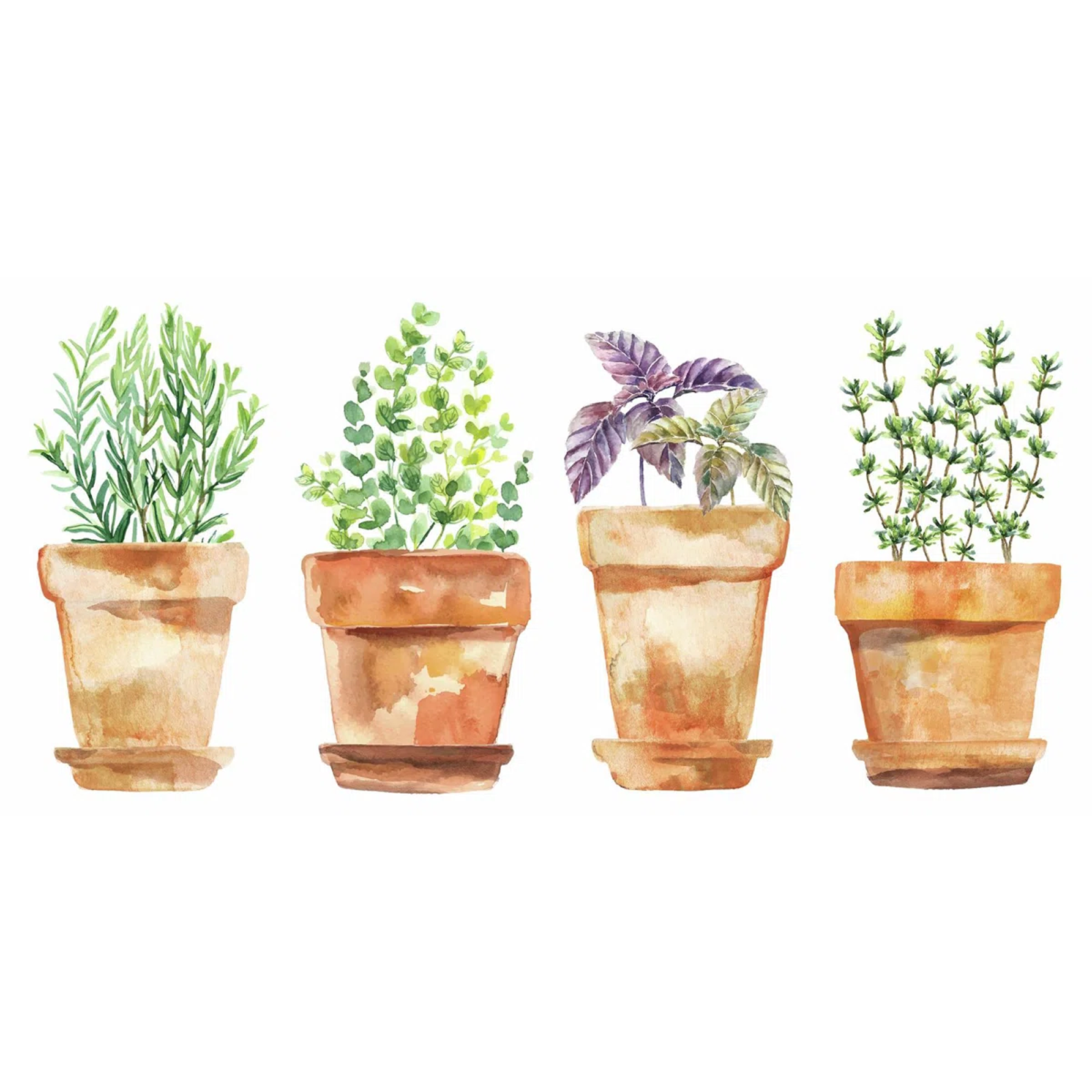 Mini Potted Plant Wall Art Set